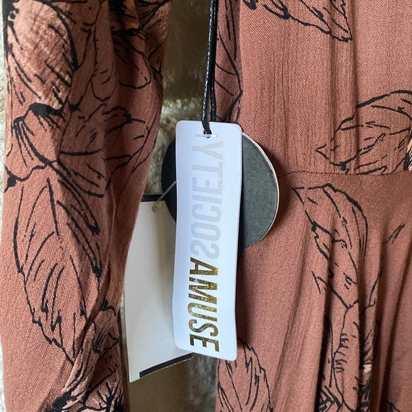 🧡New - Amuse Society Floral Dress - Picture 4 of 10